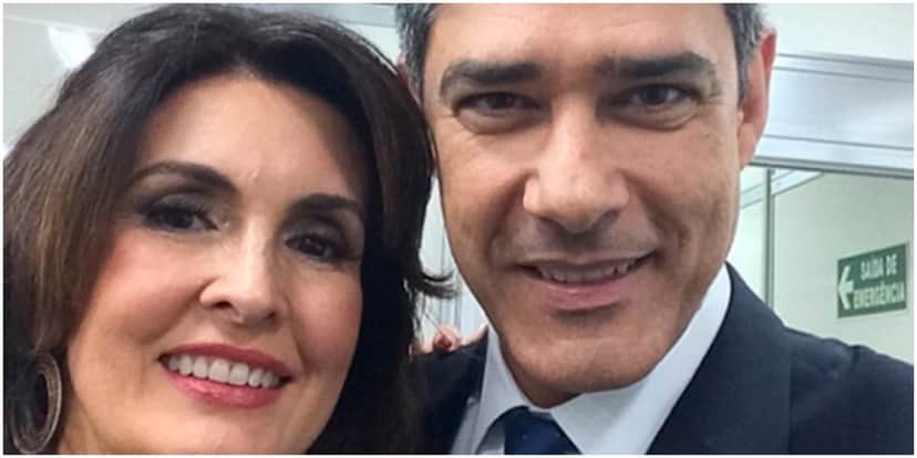 Os apresentadores Fátima Bernardes e Willian Bonner são alvos de sensitiva que acredida em uma volta Os apresentadores Fátima Bernardes e Willian Bonner são alvos de sensitiva que acredida em uma volta