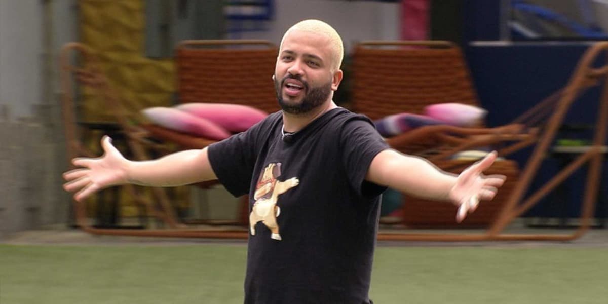 Projota no "BBB21" (Foto: Reprodução/TV Globo) Projota no "BBB21" (Foto: Reprodução/TV Globo)