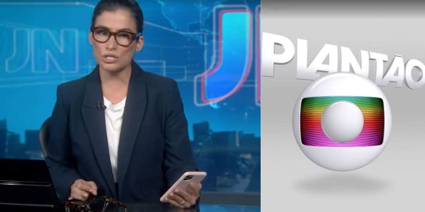 Renata Vasconcellos entrou em "Plantão da Globo" (Foto: Reprodução/TV Globo) Renata Vasconcellos entrou em "Plantão da Globo" (Foto: Reprodução/TV Globo)