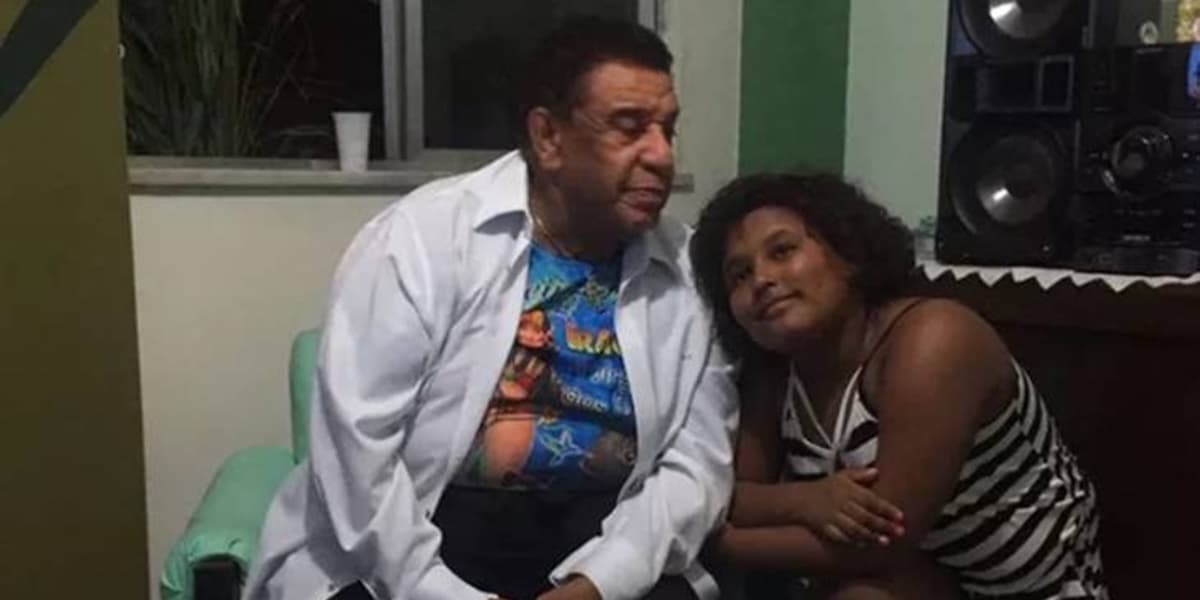 Agnaldo Timóteo em foto ao lado da filha adotiva (Foto: Reprodução) Agnaldo Timóteo em foto ao lado da filha adotiva (Foto: Reprodução)