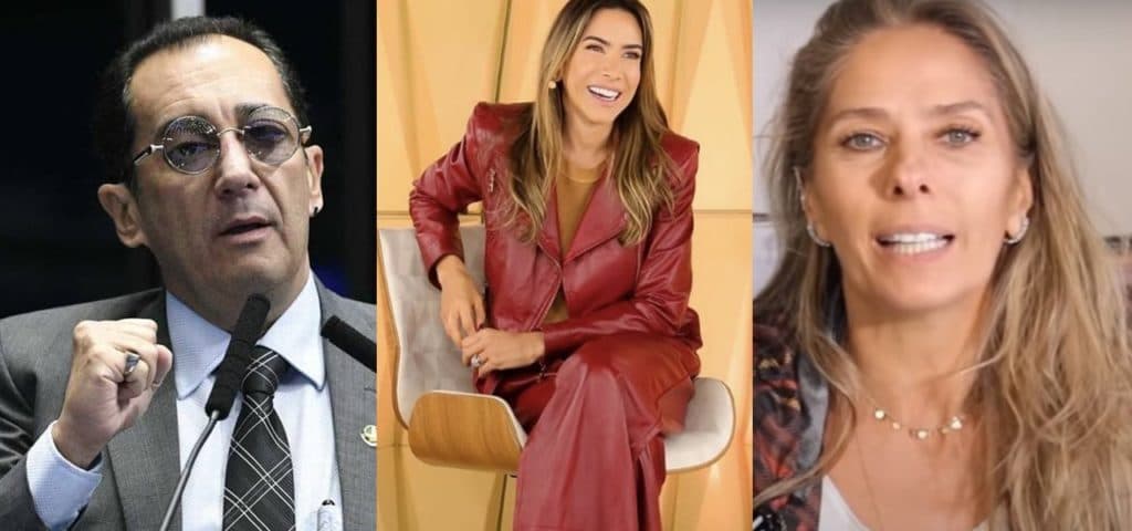 Patricia massacra Kajuru ao vivo e expõe relação secreta de Galisteu e Silvio Santos: "Assunto delicado"