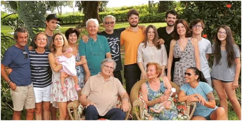 A grande e unida família de Tarcísio Meira - Foto: Reprodução A grande e unida família de Tarcísio Meira - Foto: Reprodução