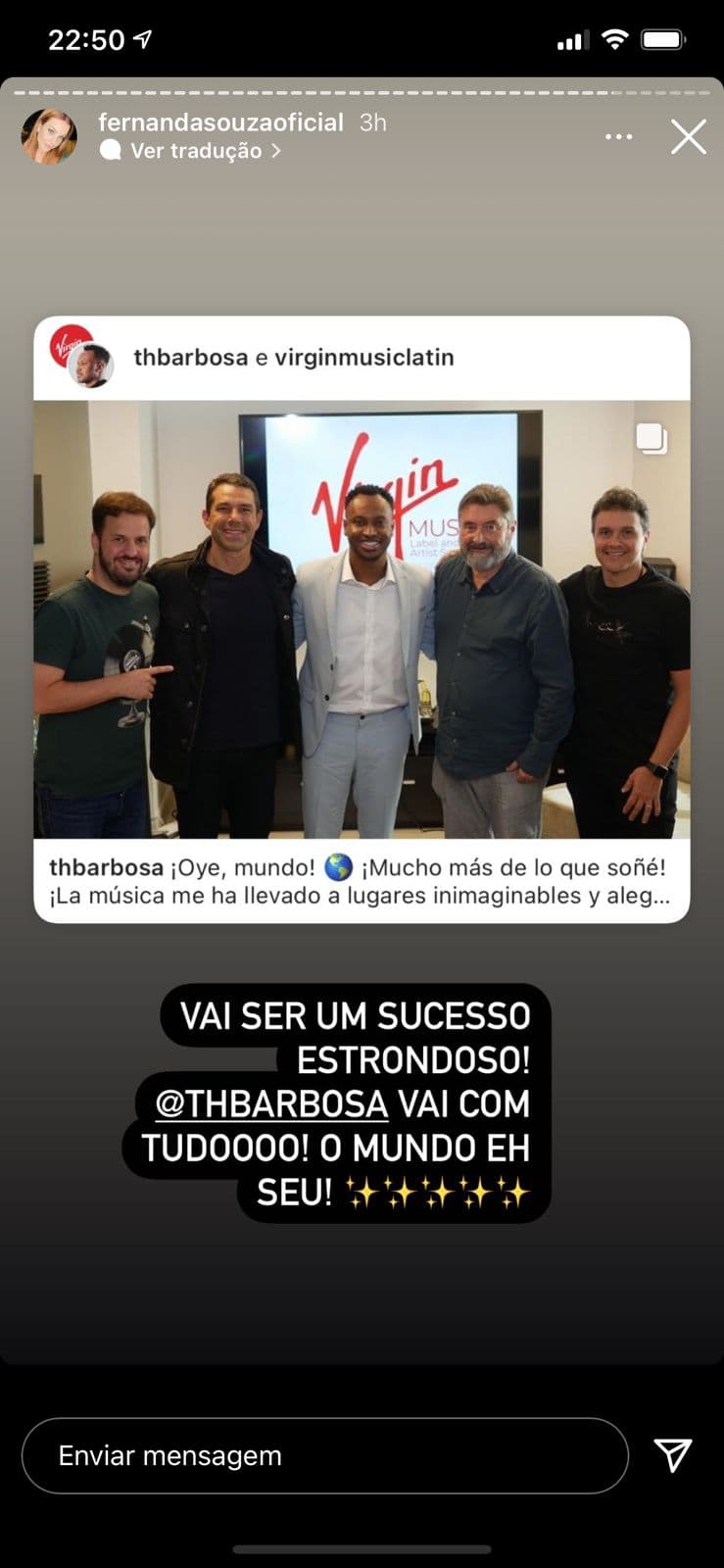 De acordo com artista, Thiaguinho merece o mundo (Reprodução) De acordo com artista, Thiaguinho merece o mundo (Reprodução)