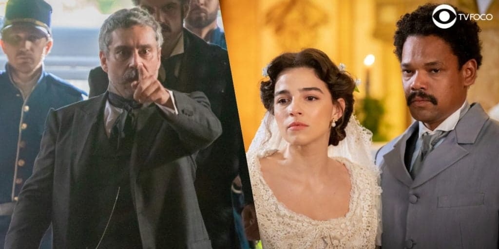Nos Tempos do Imperador: Esperava aliança e recebeu algemas; casamento de Samuel é destruído por polícia, barraco e humilhação