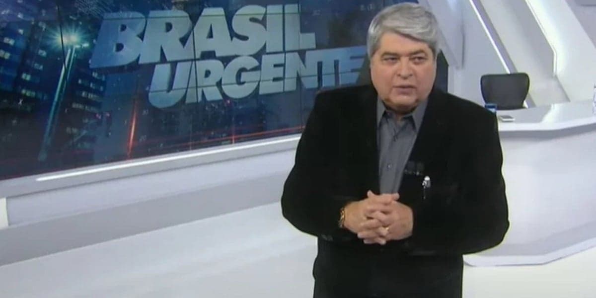 Datena sob o comando do 'Brasil Urgente', na Band (Foto: Divulgação) Datena sob o comando do 'Brasil Urgente', na Band (Foto: Divulgação)