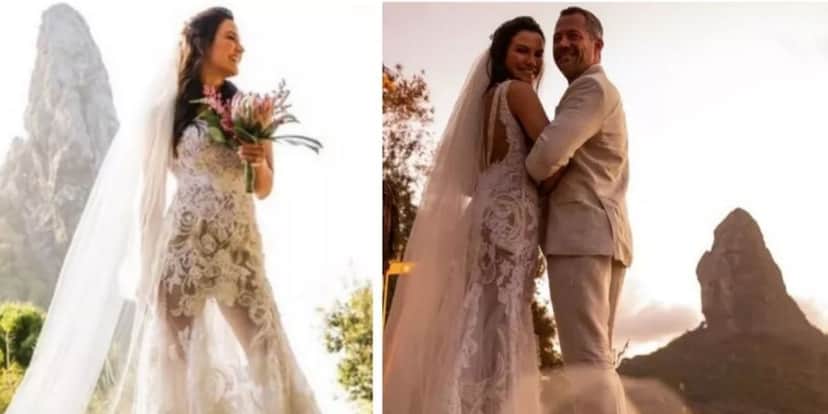 Malvino Salvador e esposa Malvino Salvador e esposa