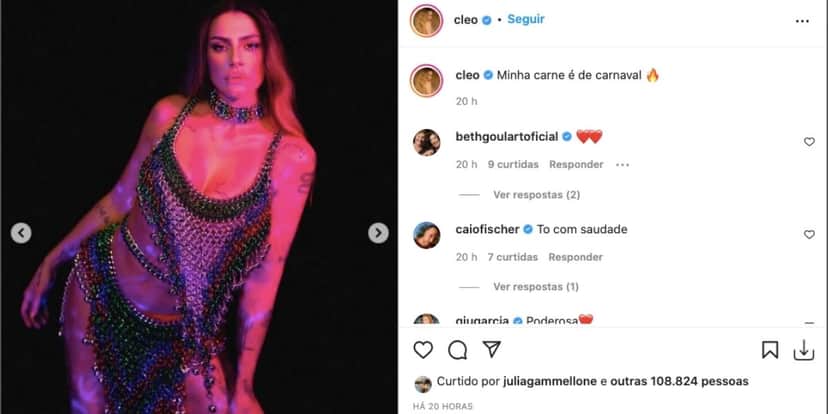 Cleo Pires escandaliza em foto (Reprodução) Cleo Pires escandaliza em foto (Reprodução)