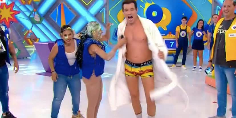 De acordo com apresentador, Celso Portiolli foi ridículo (Reprodução) De acordo com apresentador, Celso Portiolli foi ridículo (Reprodução)
