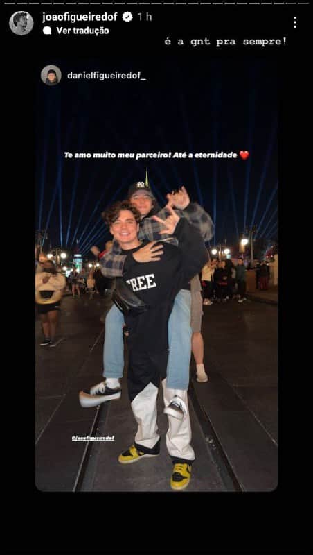 Daniel se derreteu por João Figueiredo (Foto: Reprodução/ Instagram) Daniel se derreteu por João Figueiredo (Foto: Reprodução/ Instagram)
