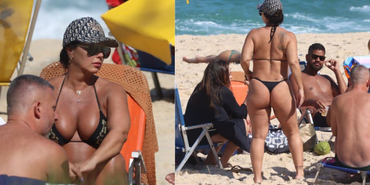 Viviane Araújo aproveita dia de sol e é flagrada com o barrigão à mostra - Foto: AgNews/Delson Silva Viviane Araújo aproveita dia de sol e é flagrada com o barrigão à mostra - Foto: AgNews/Delson Silva
