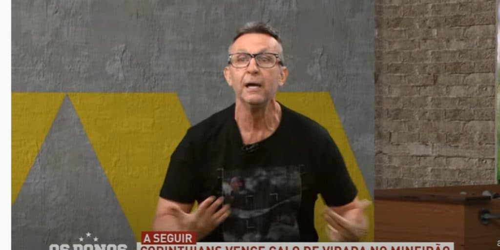 Neto retornou eufórico para os Donos da Bola Neto retornou eufórico para os Donos da Bola