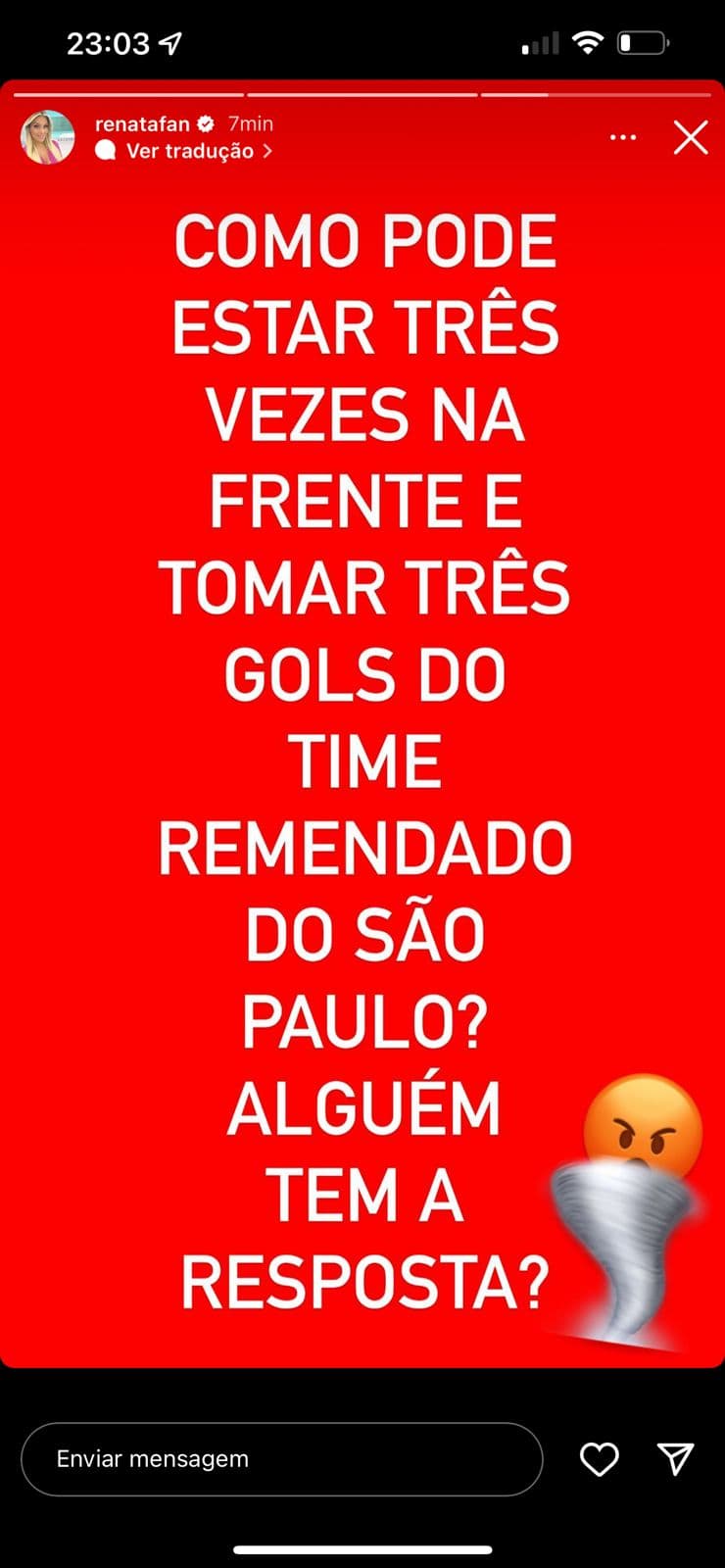 "Como pode?", Renata Fan se revolta com seu grande amor, detona fim e explode: "Três vezes na frente" "Como pode?", Renata Fan se revolta com seu grande amor, detona fim e explode: "Três vezes na frente"