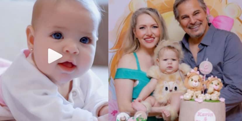 Karin Roepke comemora seis meses da filha com Edson Celulari e família (Foto: Reprodução/Instagram @gemoraesfotografia ) Karin Roepke comemora seis meses da filha com Edson Celulari e família (Foto: Reprodução/Instagram @gemoraesfotografia )