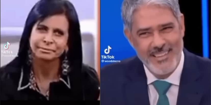 Gretchen faz montagem com expressões de William Bonner (Reprodução: TikTok) Gretchen faz montagem com expressões de William Bonner (Reprodução: TikTok)