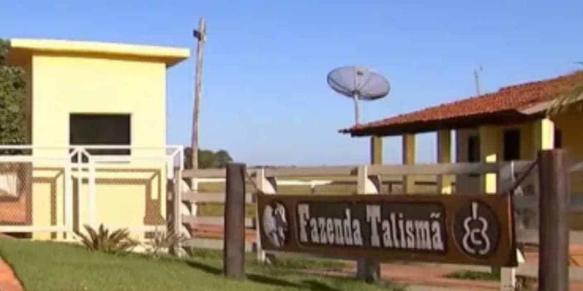 Entrada da Fazenda Talismã (Foto: Reprodução) Entrada da Fazenda Talismã (Foto: Reprodução)