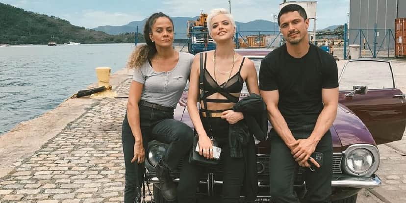 Aline Borges, Agatha Moreira e Rômulo Estrela em 'Verdades Secretas 2' (Foto: Divulgação) Aline Borges, Agatha Moreira e Rômulo Estrela em 'Verdades Secretas 2' (Foto: Divulgação)