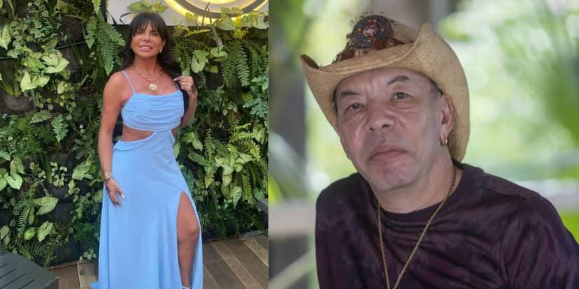 Gretchen já foi casada com o cantor Chrystian (Reprodução: Montagem TV Foco) Gretchen já foi casada com o cantor Chrystian (Reprodução: Montagem TV Foco)