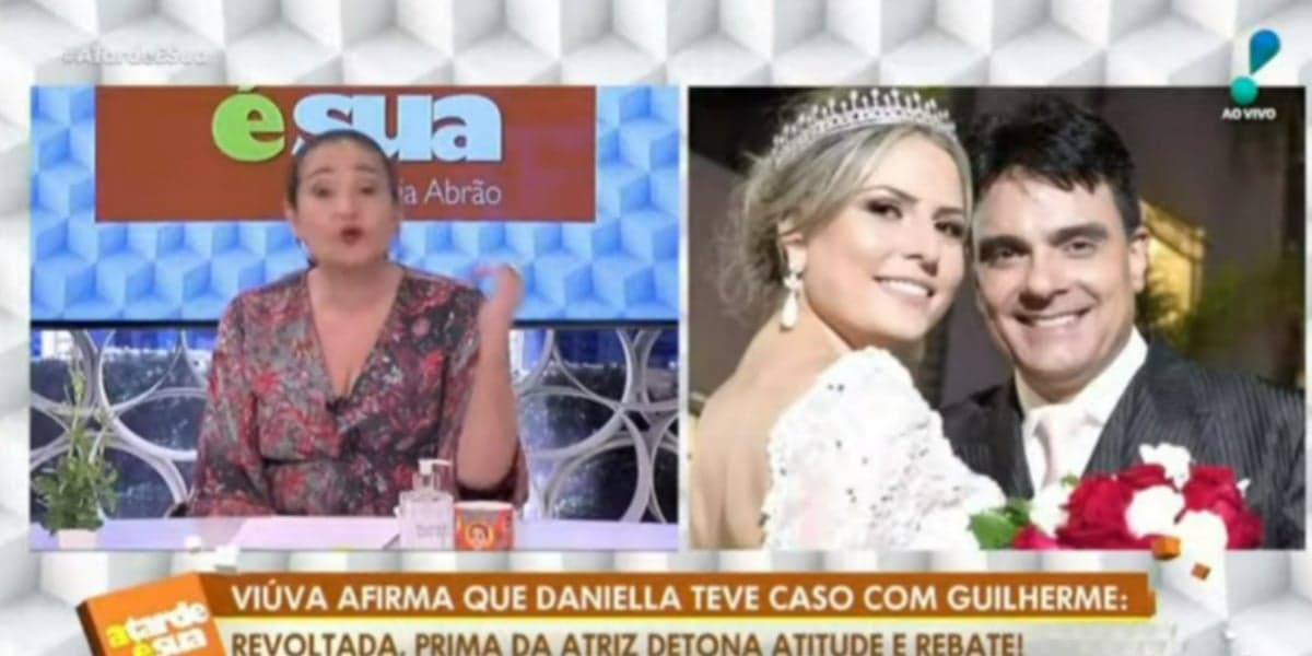Sonia Abrão detonou Juliana Lacerda, viúva de Guilherme de Pádua (Foto: Reprodução/RedeTV!) Sonia Abrão detonou Juliana Lacerda, viúva de Guilherme de Pádua (Foto: Reprodução/RedeTV!)
