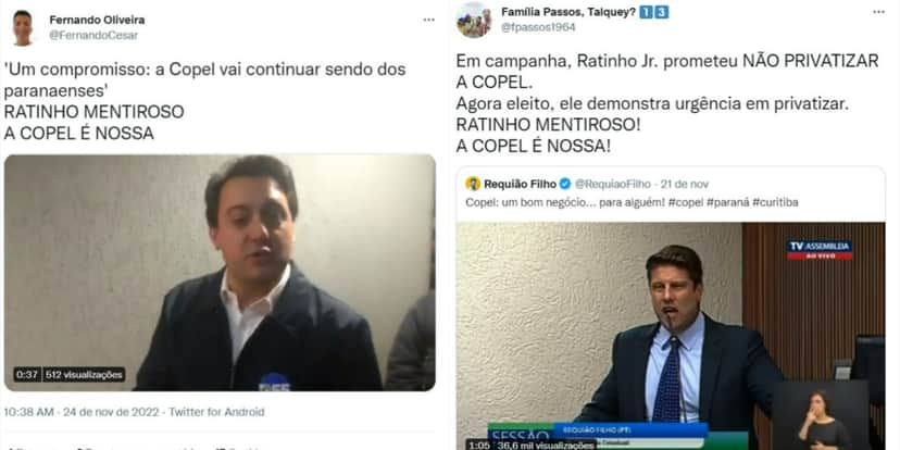 Ratinho Jr. foi envolvido em grande polêmica (Foto: Reprodução/Twitter) Ratinho Jr. foi envolvido em grande polêmica (Foto: Reprodução/Twitter)