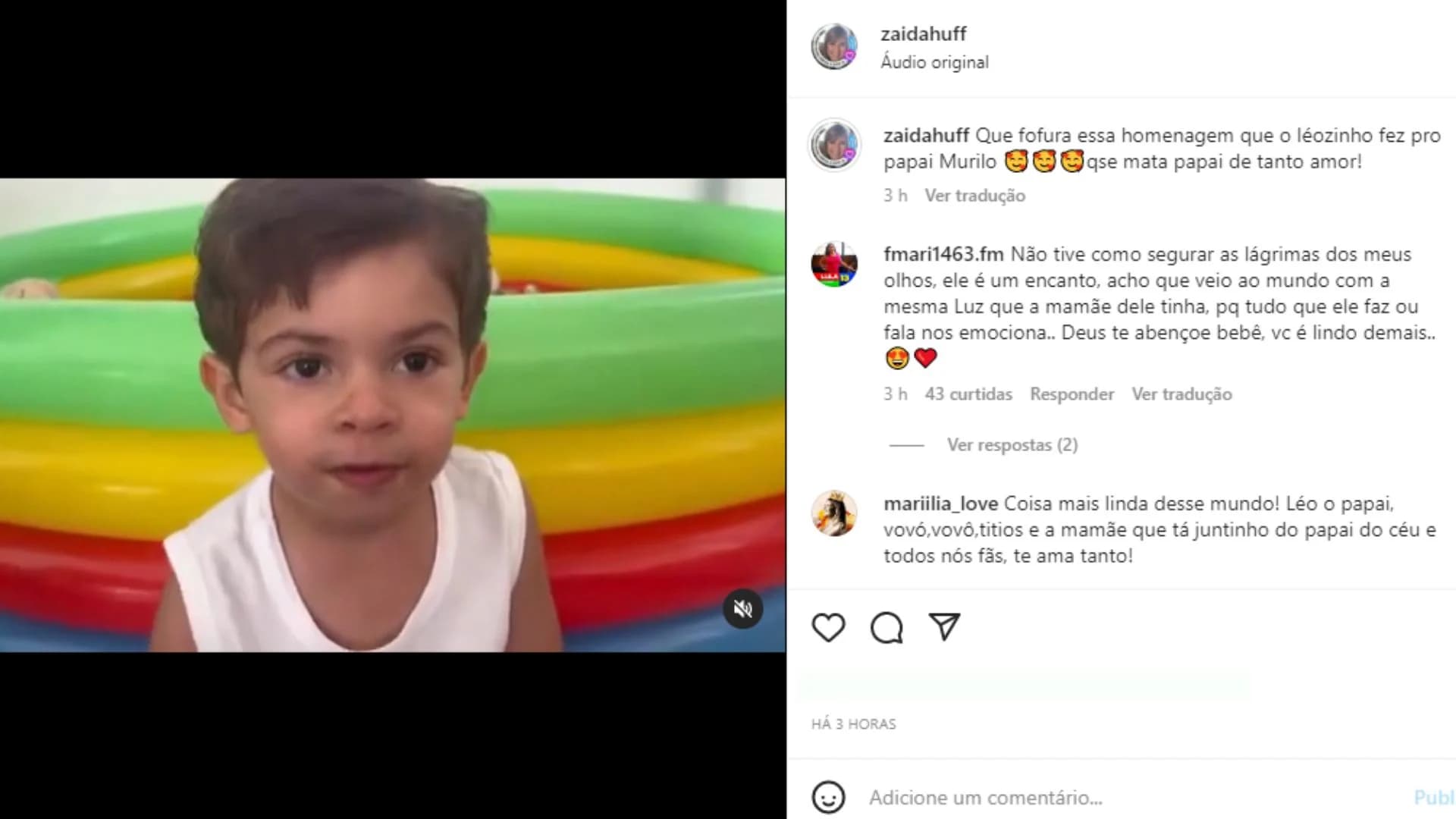 Léo, filho de Marília Mendonça, teve atitude que deixou o país emocionado - Foto Reprodução Léo, filho de Marília Mendonça, teve atitude que deixou o país emocionado - Foto Reprodução