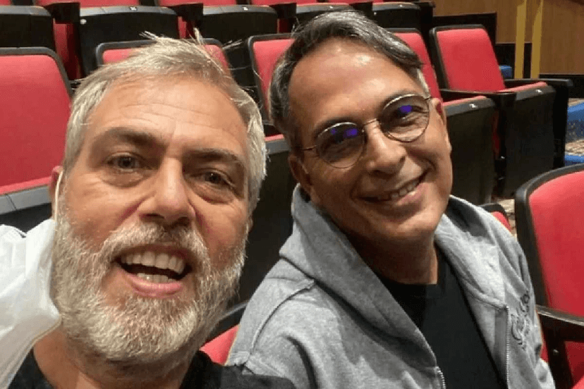 Anderson Müller e o marido (Foto: Divulgação) Anderson Müller e o marido (Foto: Divulgação)
