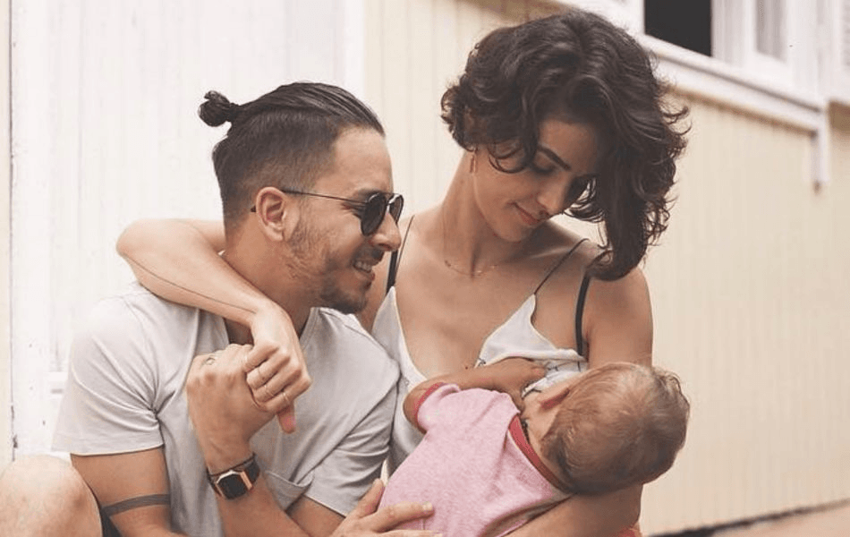 Júnior Lima ao lado da esposa, Monica Benini e do filho Otto (Foto: Divulgação) Júnior Lima ao lado da esposa, Monica Benini e do filho Otto (Foto: Divulgação)