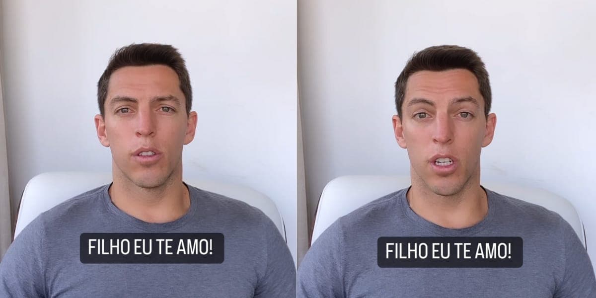 Amaury Nunes fez uma bela declaração ao filho, meses depois de seu término (Reprodução: Instagram) Amaury Nunes fez uma bela declaração ao filho, meses depois de seu término (Reprodução: Instagram)