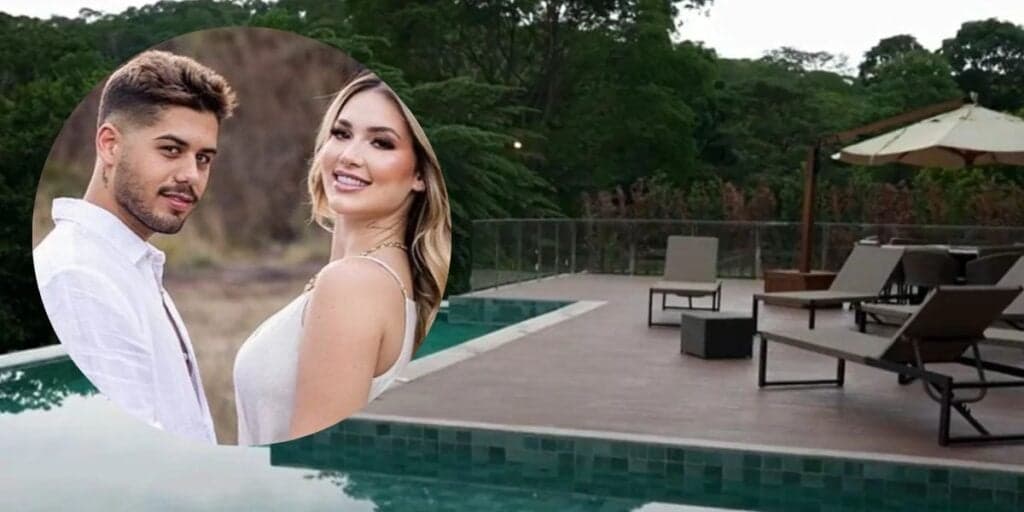 Bar, cinema e brinquedoteca: a mansão alugada que Virginia Fonseca e Zé Felipe estão vivendo hoje