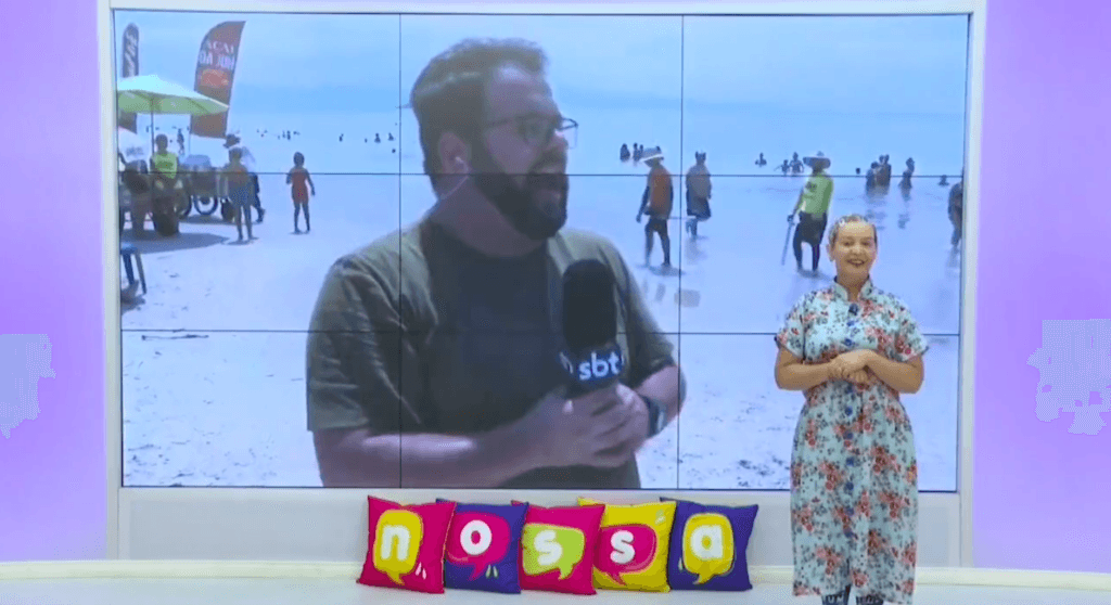 Apresentador do SBT perde as estribeiras, ao vivo, e se descontrola com berro: "CALA A BOCA"
