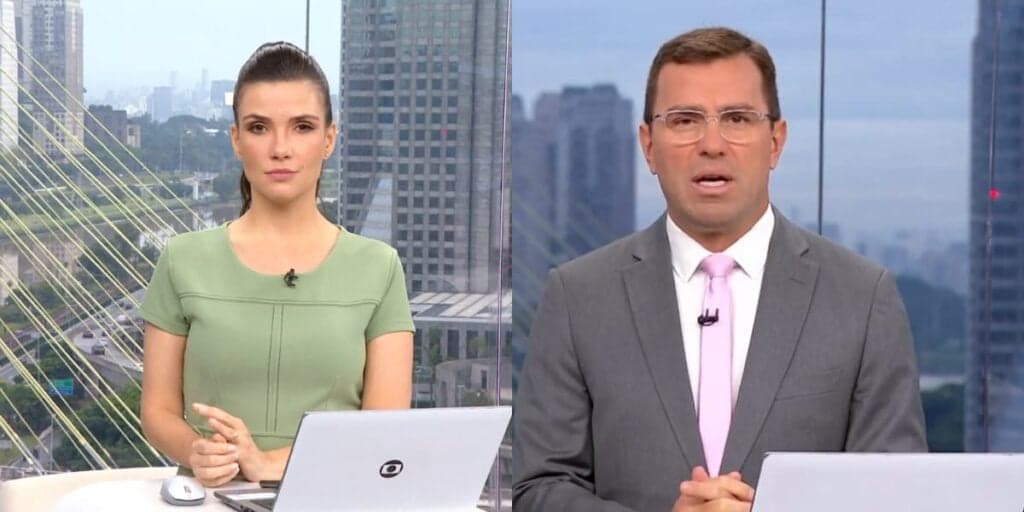 Rodrigo Bocardi dá notícia e Sabina Simonato é obrigada a se desculpar ao vivo pelo âncora: "Está errada"