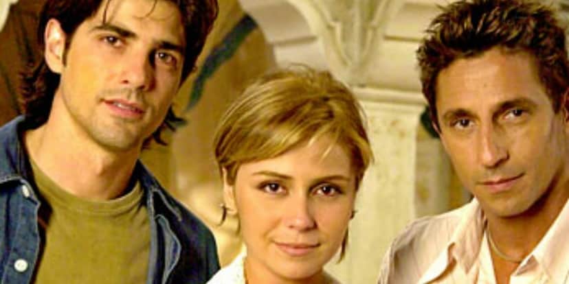 Reynaldo Gianecchini, Giovanna Antonelli e Tuca Andrada em "Da Cor do Pecado" (Foto: Divulgação/TV Globo) Reynaldo Gianecchini, Giovanna Antonelli e Tuca Andrada em "Da Cor do Pecado" (Foto: Divulgação/TV Globo)