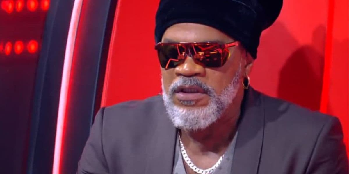 Carlinhos Brown no The Voice, da Globo - Foto Reprodução Globo Carlinhos Brown no The Voice, da Globo - Foto Reprodução Globo