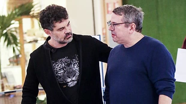 Carmo Dalla Vecchia e João Emanuel Carneiro - Foto Reprodução Internet Carmo Dalla Vecchia e João Emanuel Carneiro - Foto Reprodução Internet