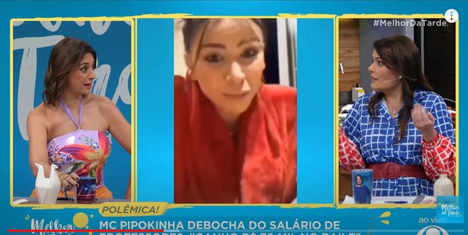 Catia Fonseca no Melhor da Tarde - Foto Reprodução Internet Catia Fonseca no Melhor da Tarde - Foto Reprodução Internet