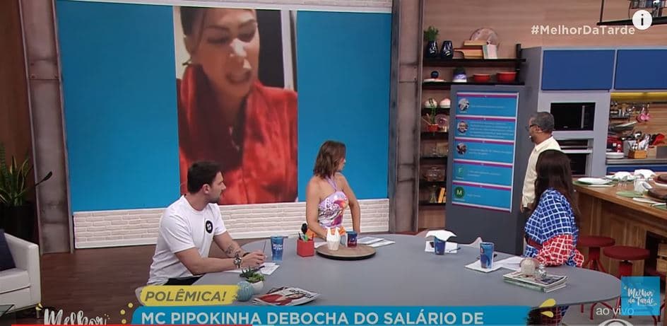 Catia Fonseca no Melhor da Tarde - Foto Reprodução Internet Catia Fonseca no Melhor da Tarde - Foto Reprodução Internet