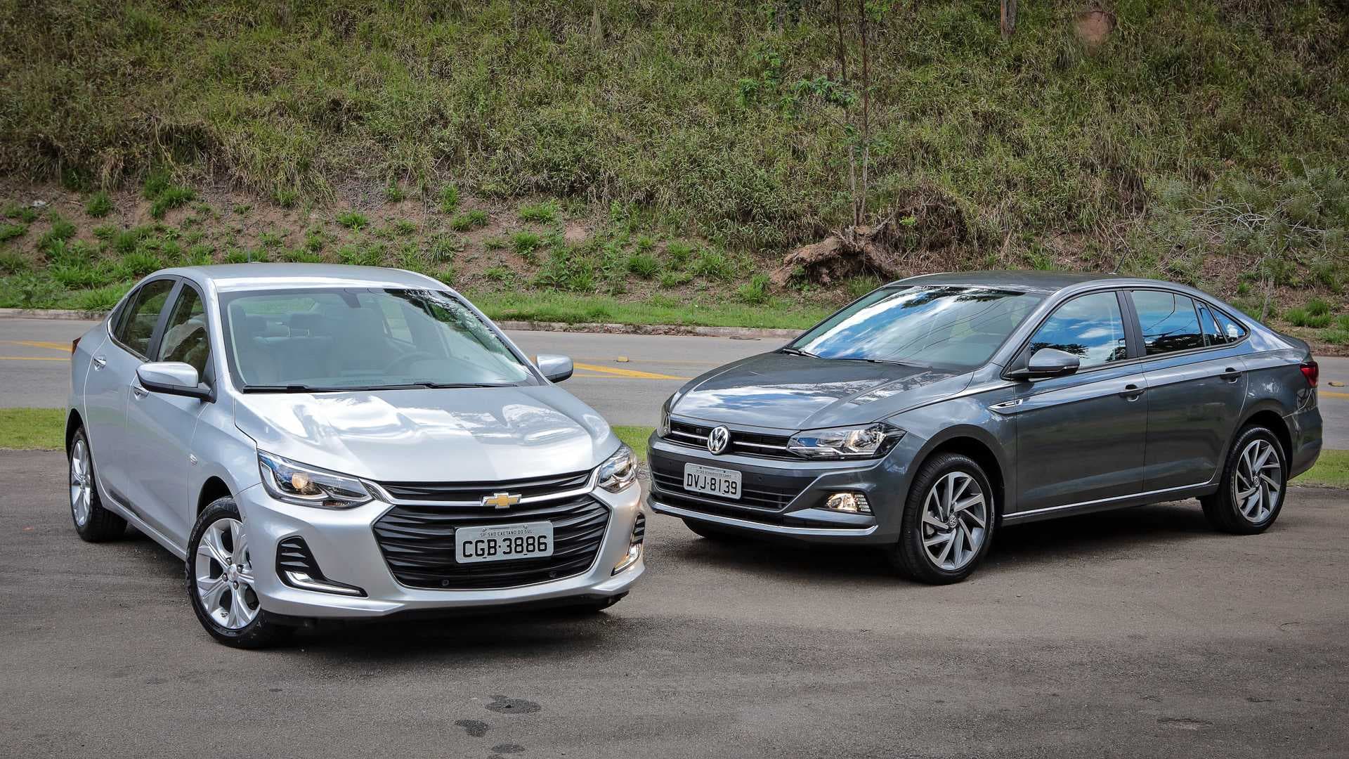 Chevrolet e Volkswagen - Foto Reprodução Internet Chevrolet e Volkswagen - Foto Reprodução Internet
