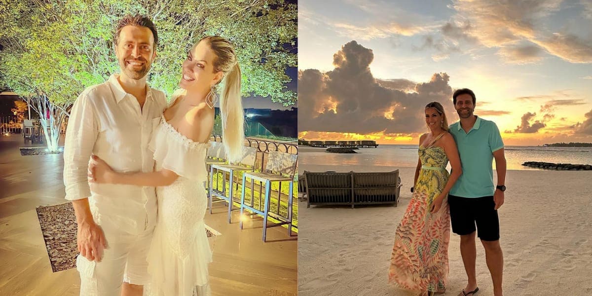 Renata Fan e Átila Abreu em suas viagens de férias (Reprodução: Instagram) Renata Fan e Átila Abreu em suas viagens de férias (Reprodução: Instagram)