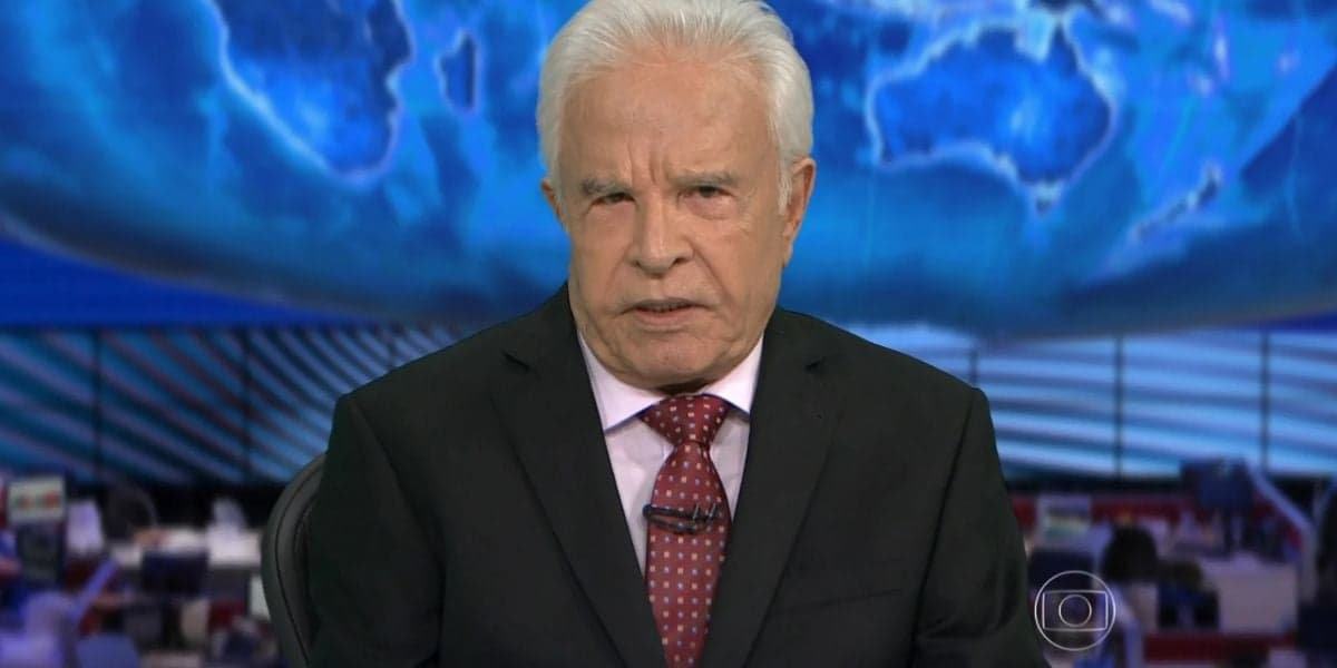 Cid Moreira no Jornal Nacional (Foto: Reprodução / Globo) Cid Moreira no Jornal Nacional (Foto: Reprodução / Globo)