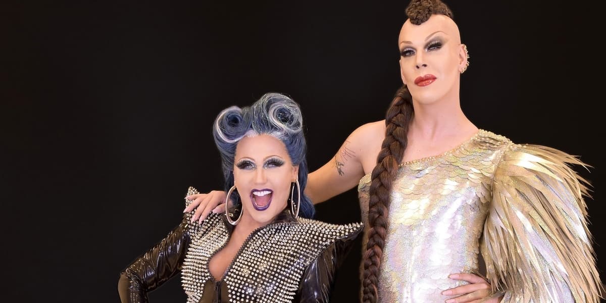 Xuxa e Ikaro Kadoshi no "Caravana das Drags" (Foto: Divulgação/Prime Video) Xuxa e Ikaro Kadoshi no "Caravana das Drags" (Foto: Divulgação/Prime Video)