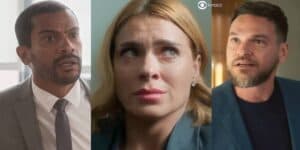 Ben, Lumiar e Theo em cenas de Vai na Fé (Foto: Reprodução / Globo) Ben, Lumiar e Theo em cenas de Vai na Fé (Foto: Reprodução / Globo)