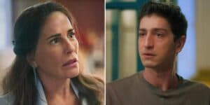 Irene (Glória Pires) e Daniel (Johnny Massaro) em Terra e Paixão. Foto: Reprodução/Internet Irene (Glória Pires) e Daniel (Johnny Massaro) em Terra e Paixão. Foto: Reprodução/Internet