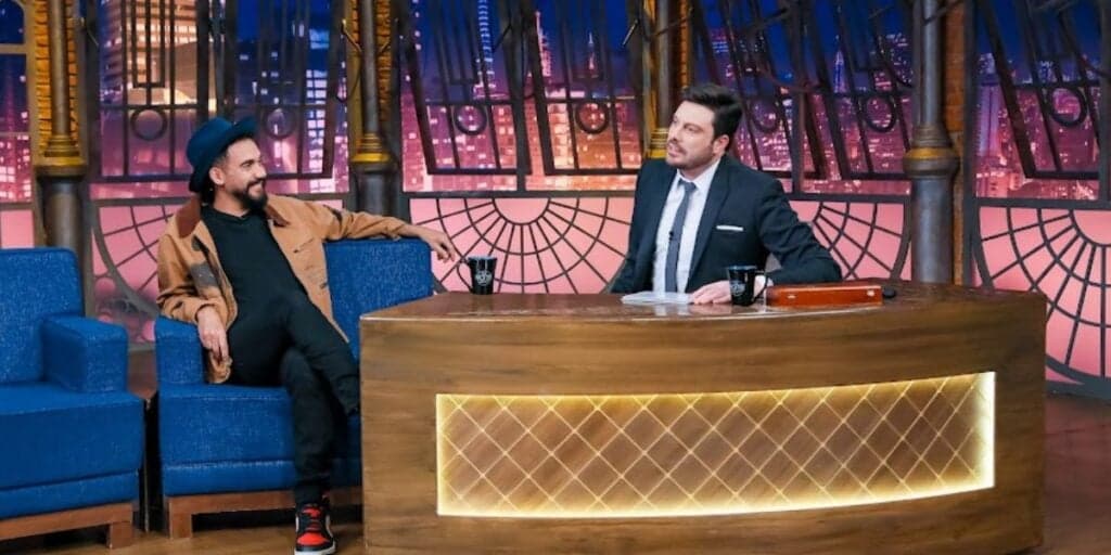 “Estou muito longe de me aposentar”, afirma Eduardo Kobra no The Noite desta terça