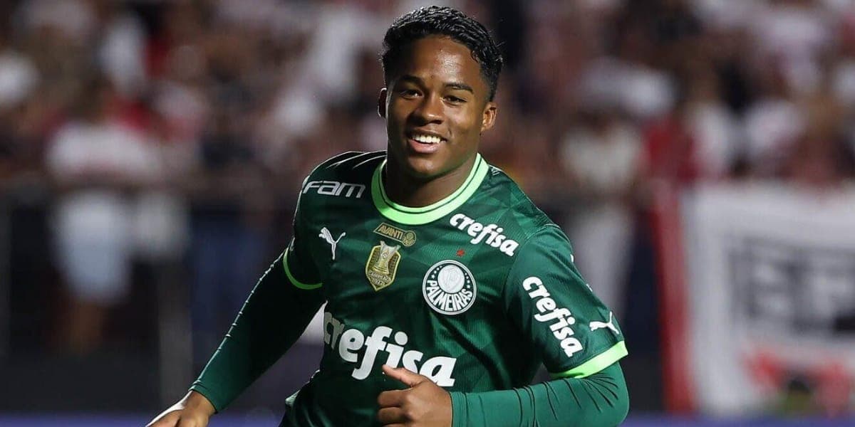 Último gol de Endrick, no clássico contra o São Paulo, no Morumbi (Reprodução: Instagram) Último gol de Endrick, no clássico contra o São Paulo, no Morumbi (Reprodução: Instagram)
