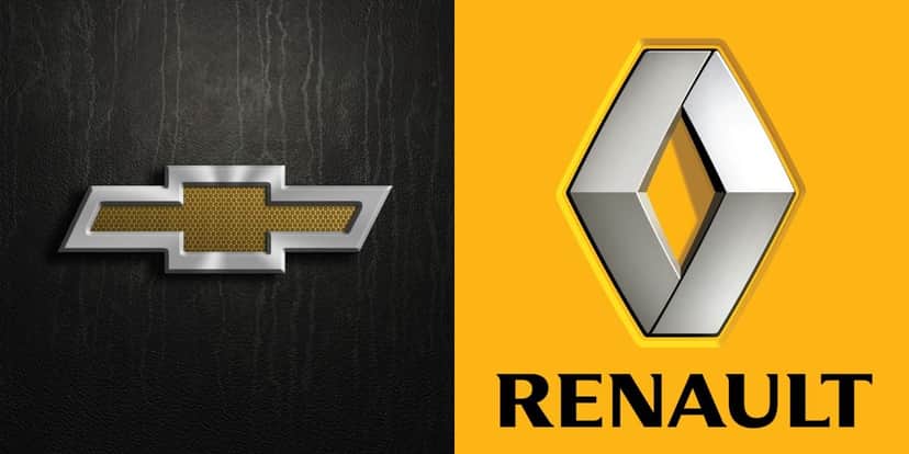 Renault e Chevrolet - foto: reprodução Renault e Chevrolet - foto: reprodução