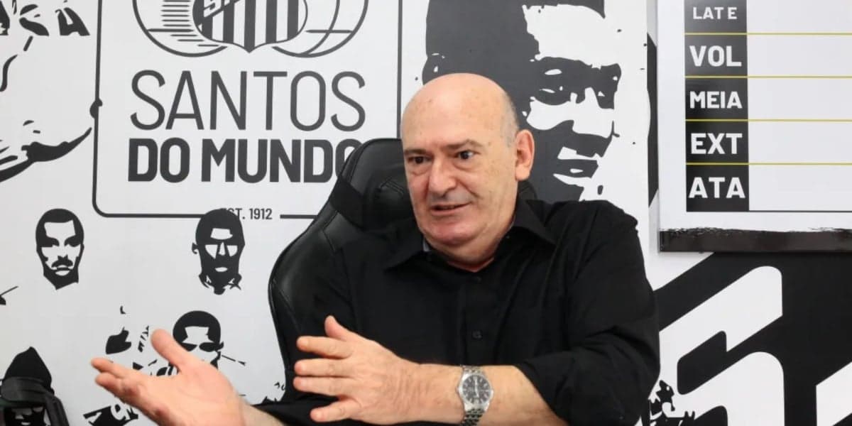 Andrés Rueda, Presidente do Santos (Imagem Reprodução Internet) Andrés Rueda, Presidente do Santos (Imagem Reprodução Internet)