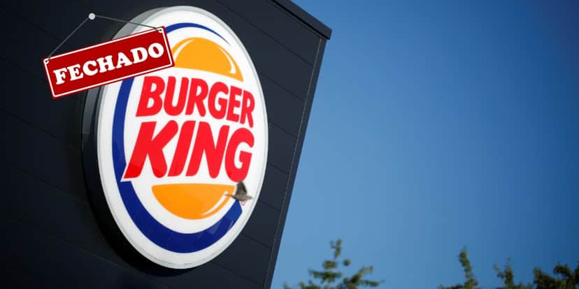 Logo do Burger King e placa de fechamento - Foto Reprodução Internet Logo do Burger King e placa de fechamento - Foto Reprodução Internet