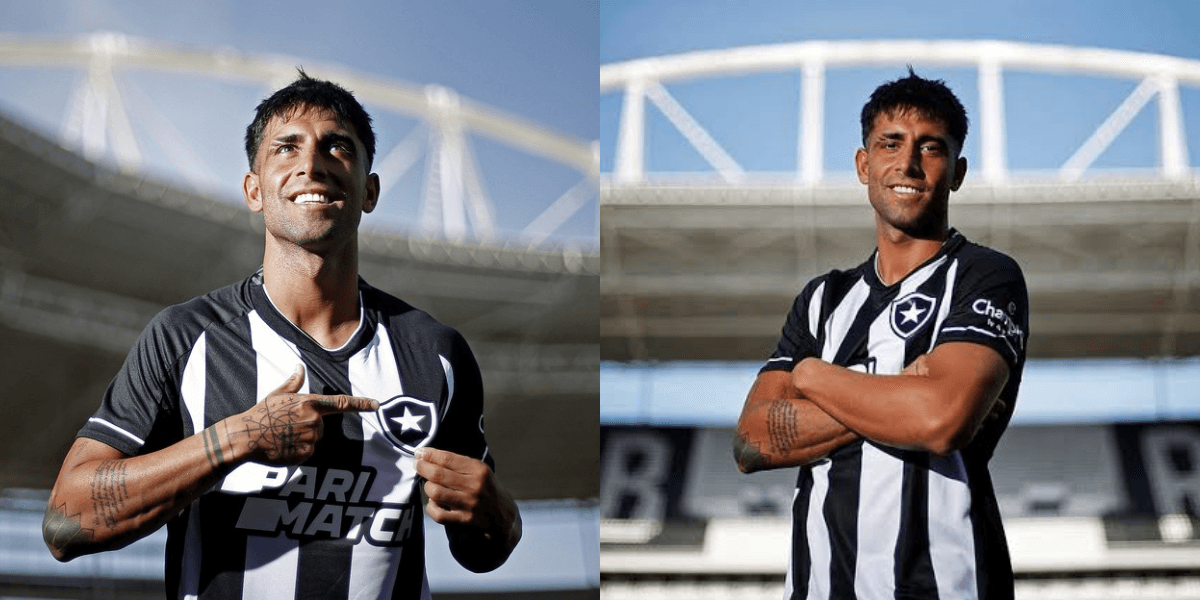 Di Plácido, craque do Botafogo (Foto - Montagem TV Foco). Di Plácido, craque do Botafogo (Foto - Montagem TV Foco).