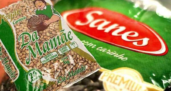 Feijão carioca da marca Da Mamãe e Sanes - Foto Internet Feijão carioca da marca Da Mamãe e Sanes - Foto Internet
