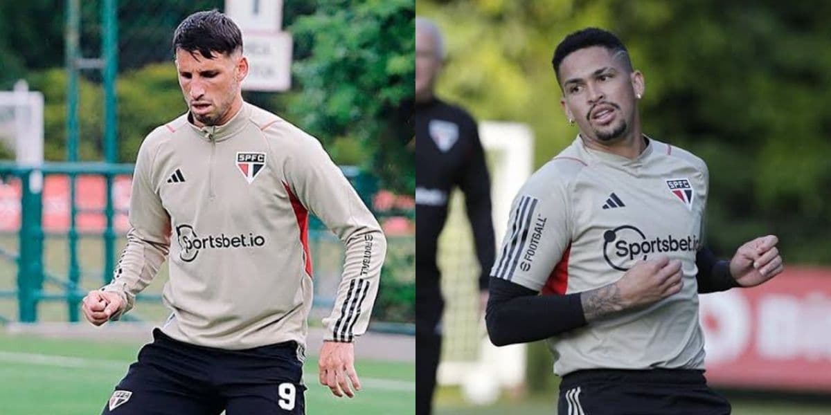 São Paulo se prepara para próxima partida (Foto - Montagem TV Foco). São Paulo se prepara para próxima partida (Foto - Montagem TV Foco).
