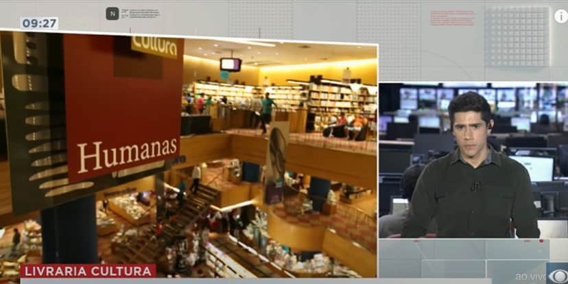 Guilherme Oliveira revelou que a varejista tem 15 dias para deixar o local (Reprodução: Band) Guilherme Oliveira revelou que a varejista tem 15 dias para deixar o local (Reprodução: Band)
